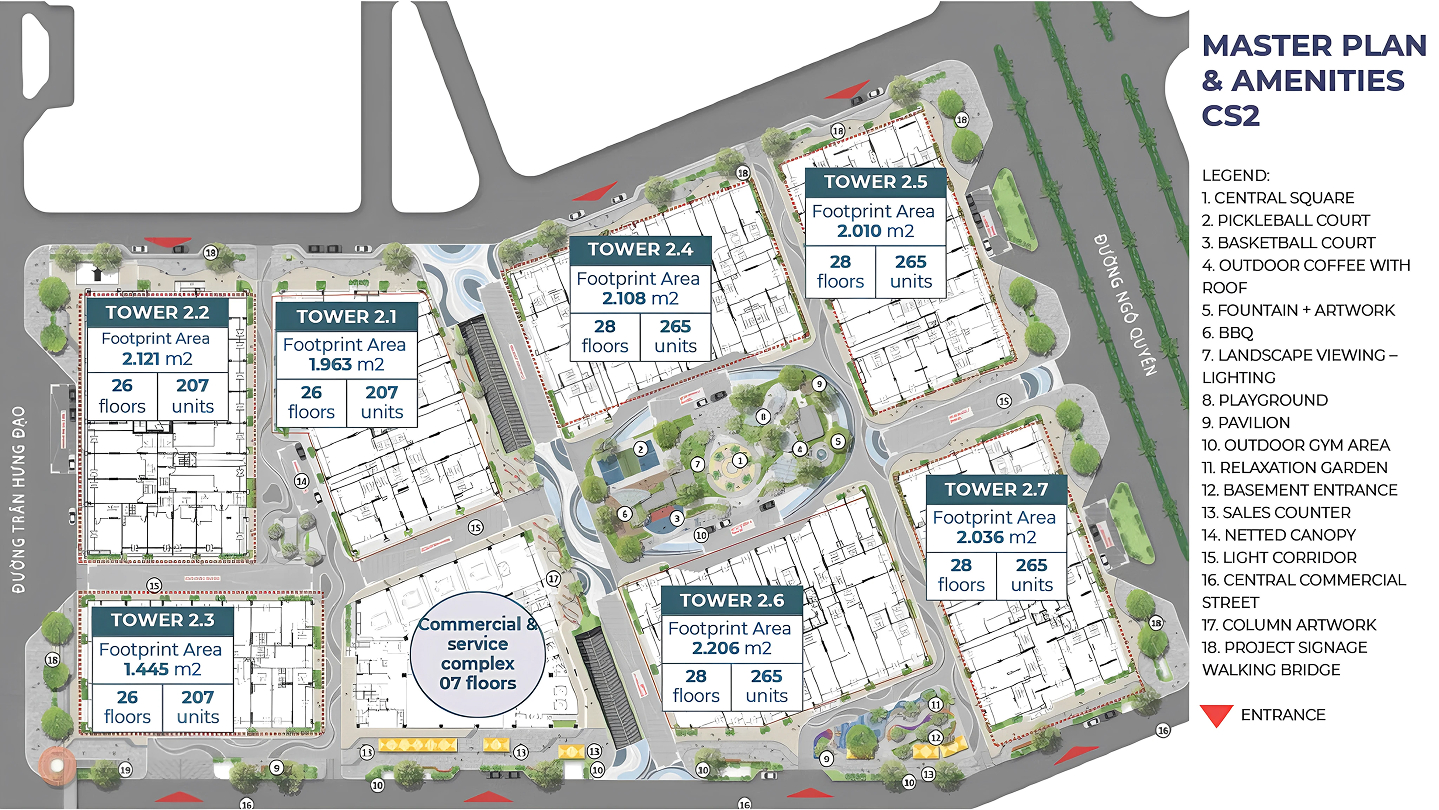 mặt bằng khu capital square 2 đà nẵng