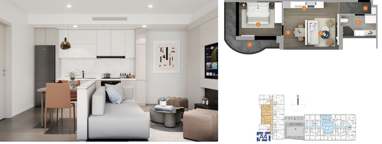 Căn hộ 1PN Đà Nẵng Times Square