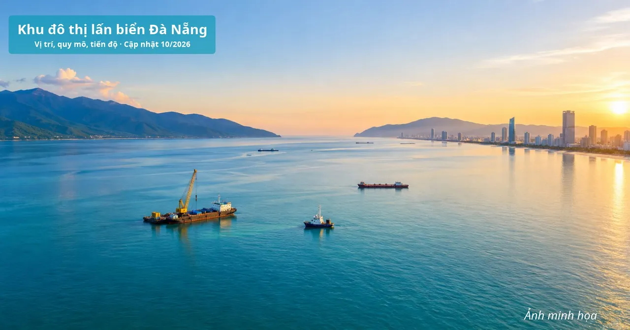 Khu đô thị lấn biển Đà Nẵng trên vịnh Đà Nẵng – ảnh minh họa