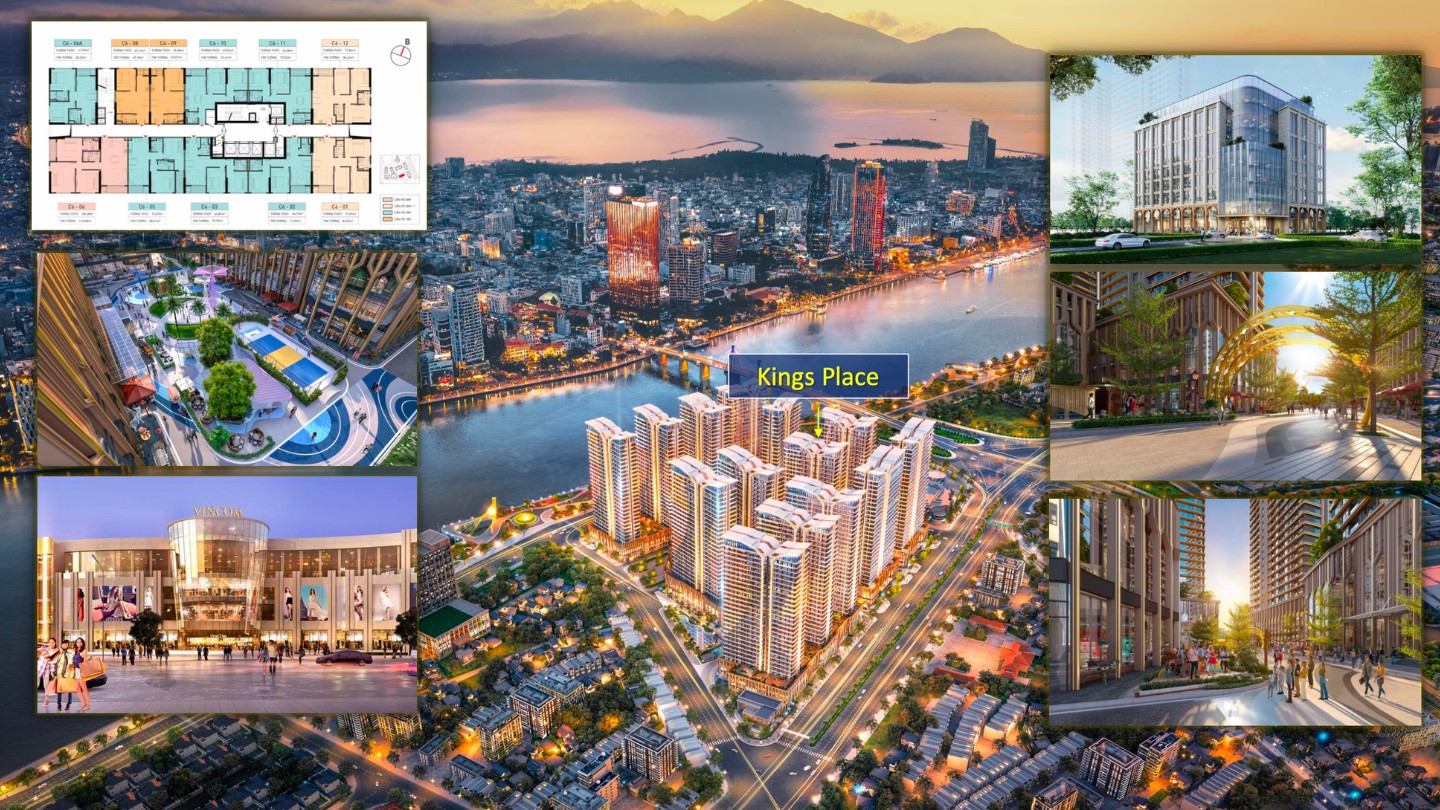 Phối cảnh vị trí tòa King Place dự án Capital Square Đà Nẵng