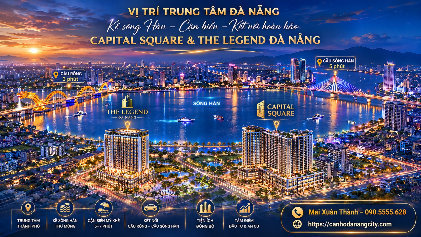 Đà Nẵng Thành Thành Phố Đáng Đầu Tư: Capital Square và The Legend Đón Sóng FDI