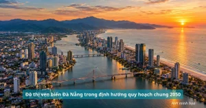 Ảnh minh họa đô thị ven biển Đà Nẵng trong định hướng quy hoạch chung 2050