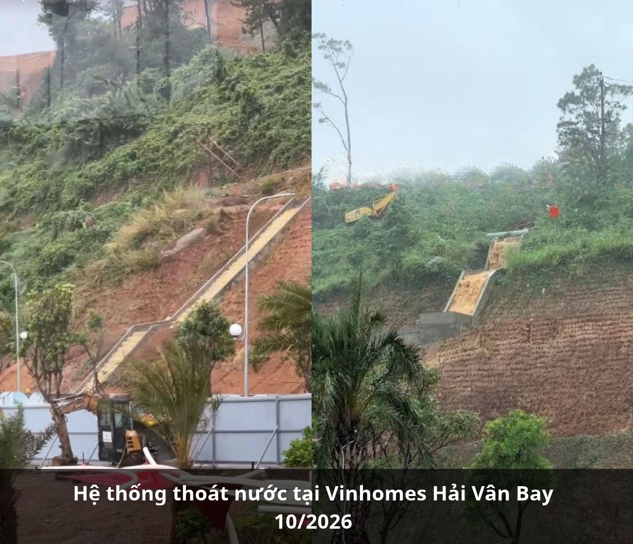 Hệ thống thoát nước tại dự án Vinhomes Hải Vân Bay Đà Nẵng